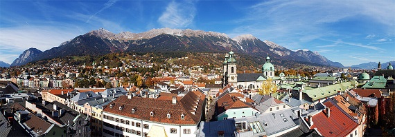Panoramabild Innsbruck